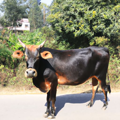村民发现自家牛圈多了一只印度野牛
