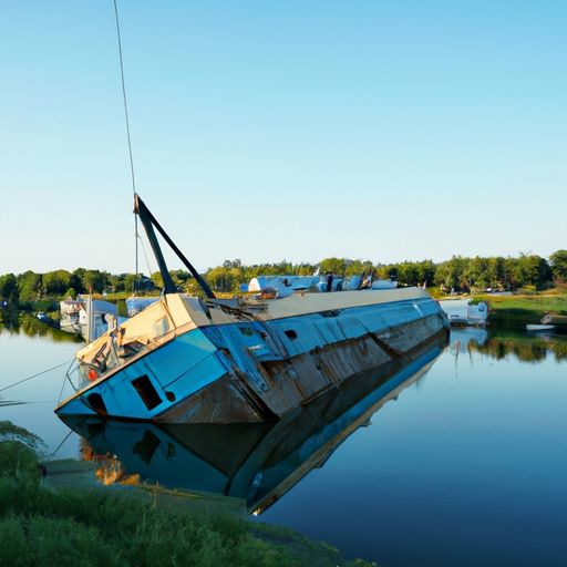 美国一载有毒物船只沉没在俄亥俄河